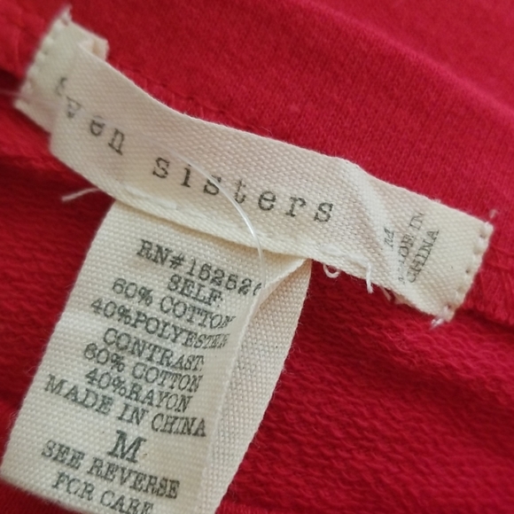 ❣ Seven sisters juniors mixed media sweatshirt - Picture 3 of 4